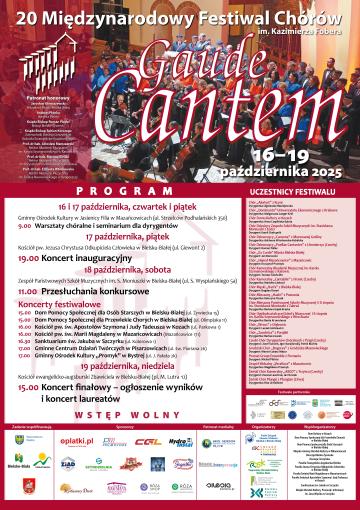 Afisz Gaude Cantem 2025