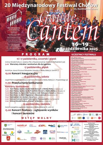 Gaude Cantem 2025 poster 