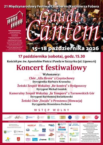 Afisze koncertów festiwalowych 2026